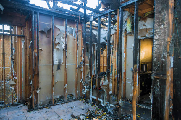Professional Fire Damage Removal technician working in Goodyear, AZ